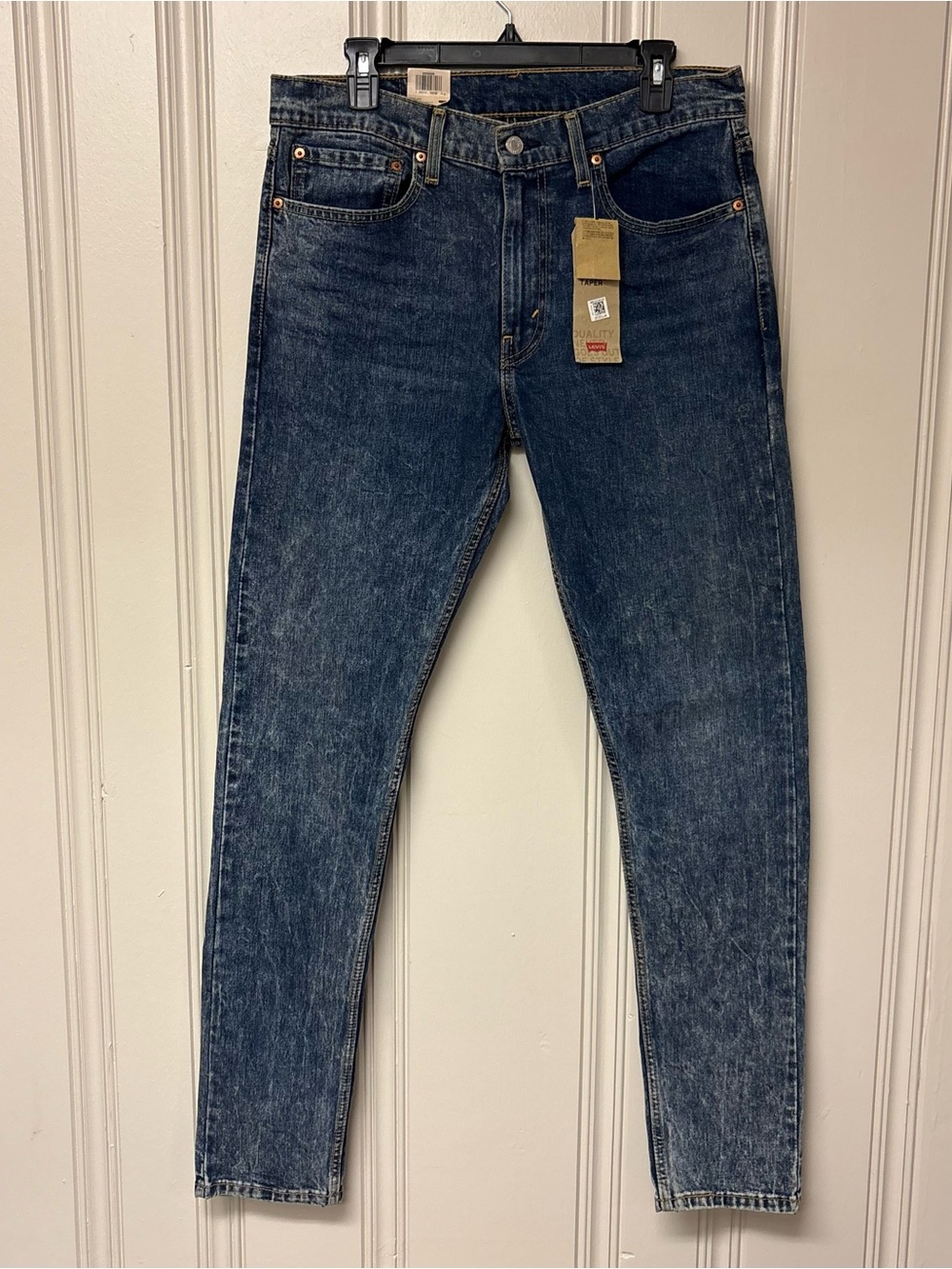 Levi’s 512 Slim Taper Jeans Men’s 34x34 Dark Wash Stretch NWT (0236)